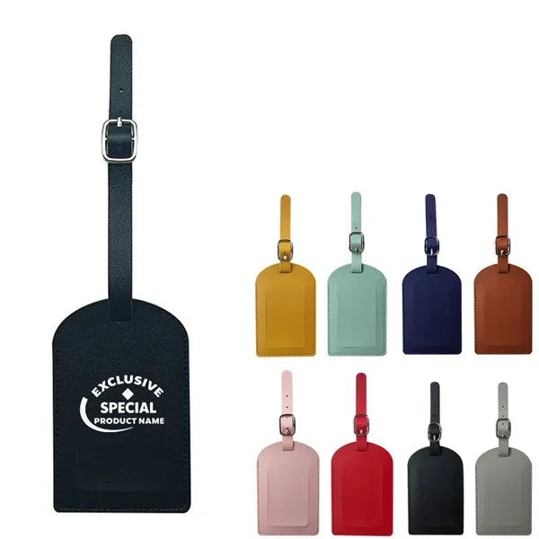 PU Leather Card Holder Lanyard Luggage Boarding Pass