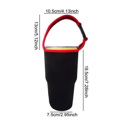 Neoprene Insulated Tumbler Sleeve with Handle