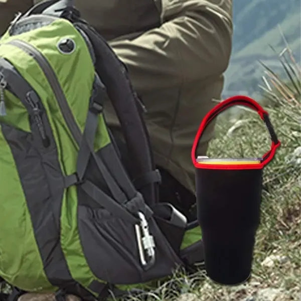 Neoprene Insulated Tumbler Sleeve with Handle