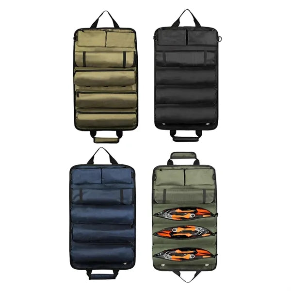 Roll Up Tool Organizer Bag with Multiple Pockets