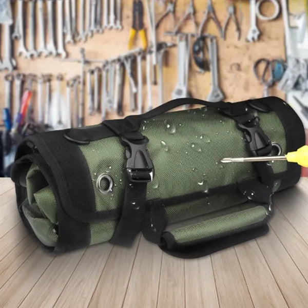 Roll Up Tool Organizer Bag with Multiple Pockets