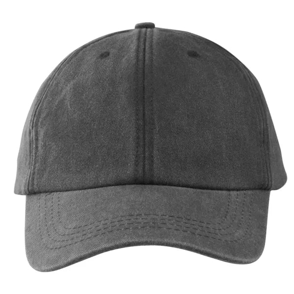 Washed Cotton Baseball Caps w/ Custom Embroidery Adjustable