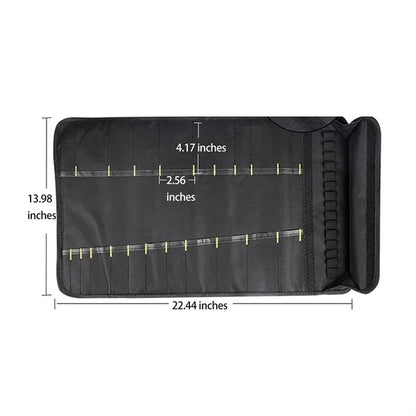 Portable Roll Up Tool Storage Bag Organizer