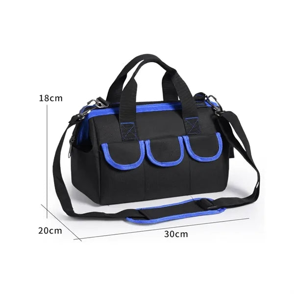 Durable Multi Pocket Tool Bag with Shoulder Strap