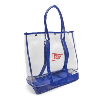 Luxe Button-Top Tote with PU Leather Trim