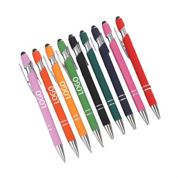 2 in 1 Stylus Retractable Ballpoint Pen