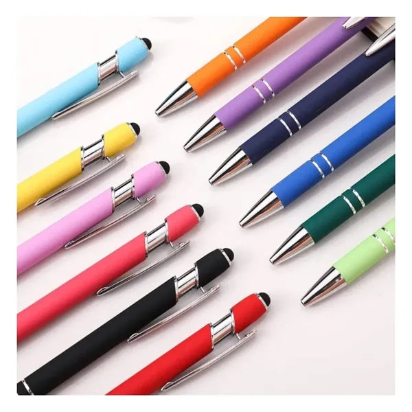 2 in 1 Stylus Retractable Ballpoint Pen