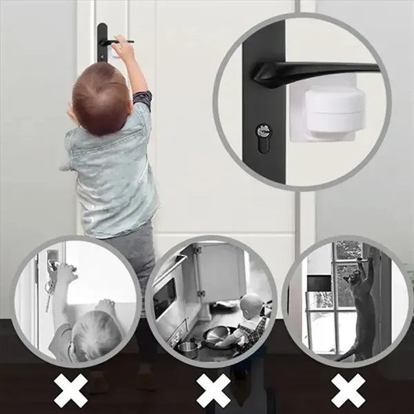 Door lever lock