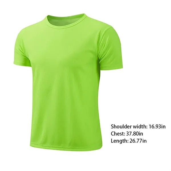 Sports running swim men's short sleeve quick dry T-shirt