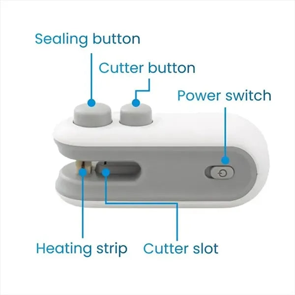 Mini Sealing Machine with Cutter