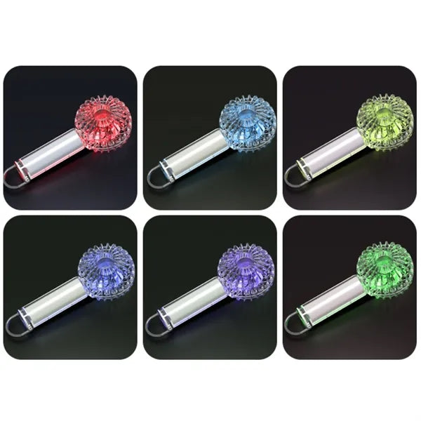 Clear Mini Usb Charging Fan With Carabiner