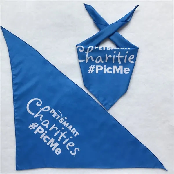25" COTTON PET TRIANGULAR BANDANA