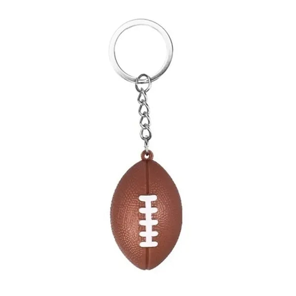Football Stress Reliever Keychain