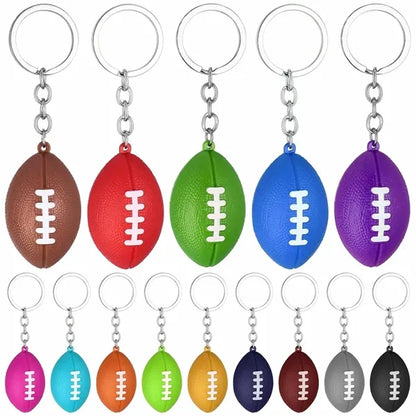 Football Stress Reliever Keychain
