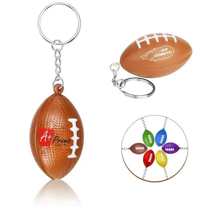Football Stress Reliever Keychain