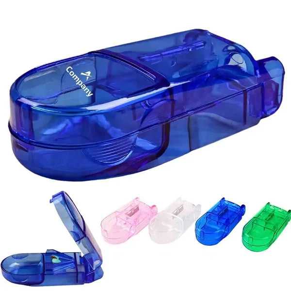 Pill Cutter and Splitter with Dispenser