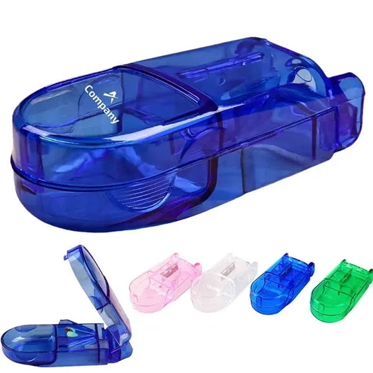 Pill Cutter and Splitter with Dispenser