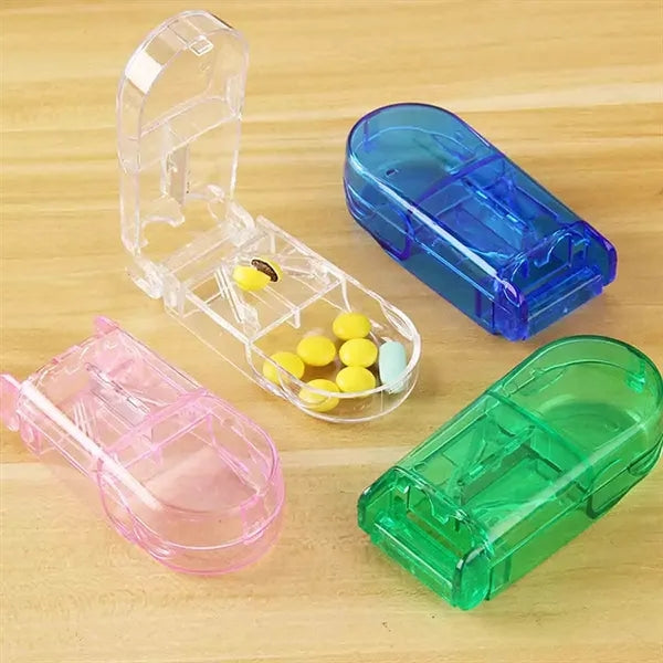 Pill Cutter and Splitter with Dispenser