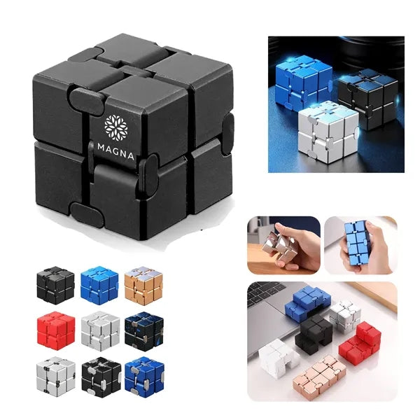 Finger Toys Metal Infinity Cube