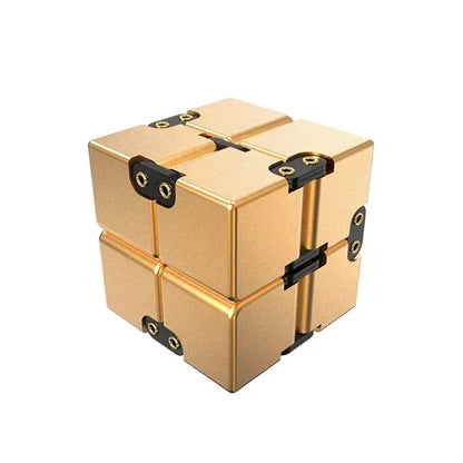 Finger Toys Metal Infinity Cube