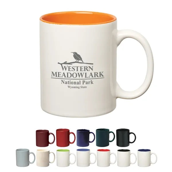 11 Oz. Hughes Stoneware Mug With C-Handle