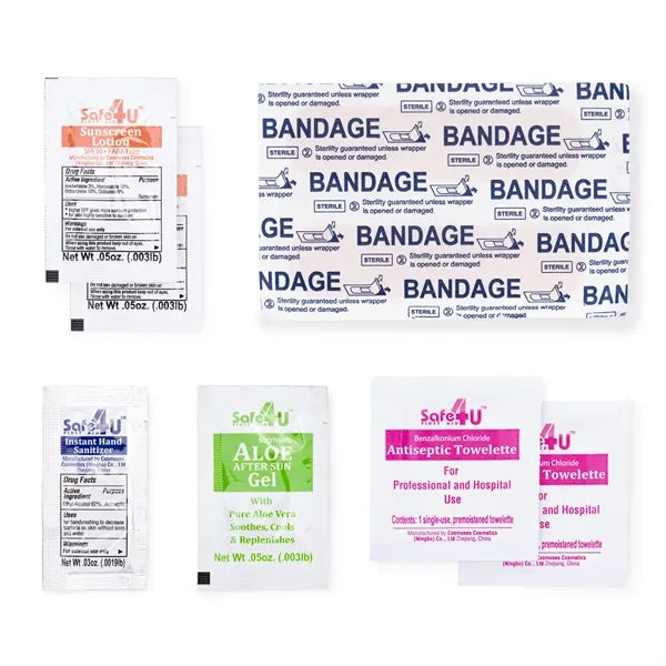 8pcs Compact Pocket Size First Aid Kit