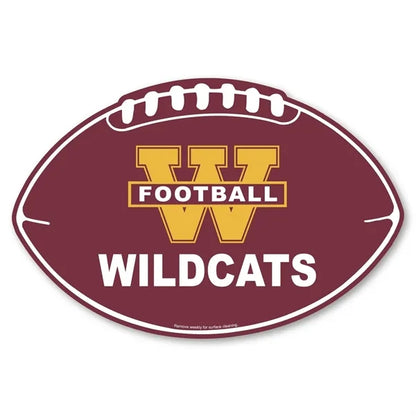 Football Car Sign Magnet