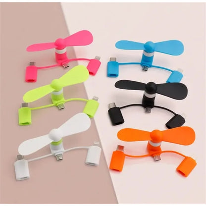 Mini Cell Phone Fan