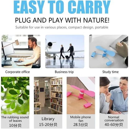 Mini Cell Phone Fan