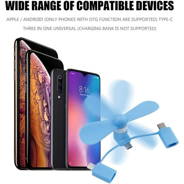 Mini Cell Phone Fan