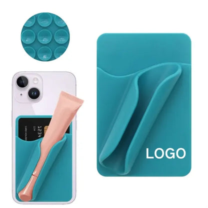 Silicone Lipgloss Phone Card Holder