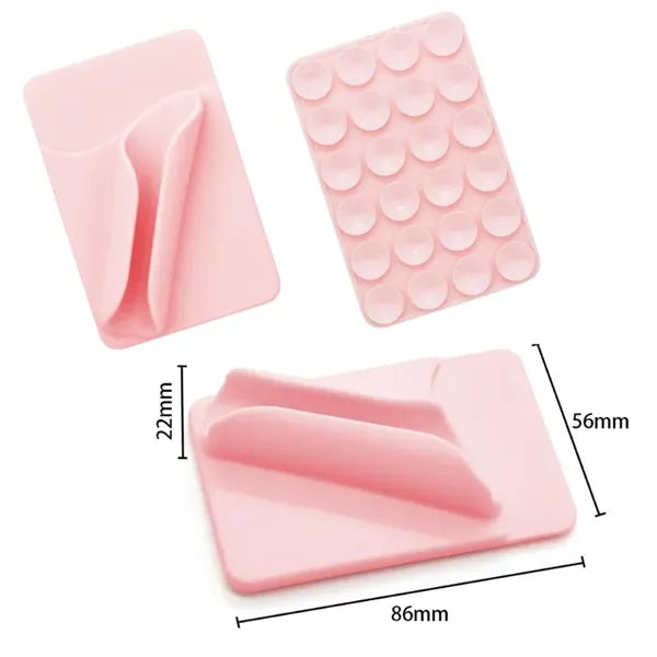 Silicone Lipgloss Phone Card Holder
