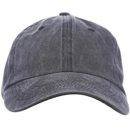 Washed Cotton Unconstructed Cap w/ Custom Logo 6 Panel Hat