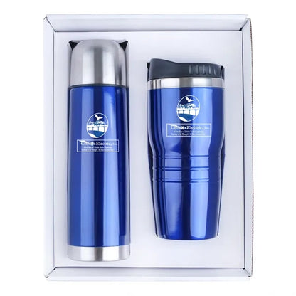 Stainless Steel Thermos & Tumbler Gift Set