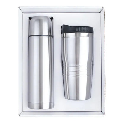 Stainless Steel Thermos & Tumbler Gift Set