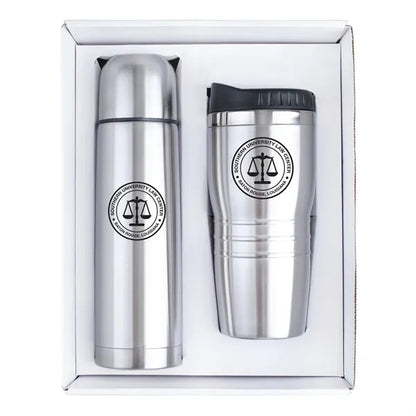 Stainless Steel Thermos & Tumbler Gift Set