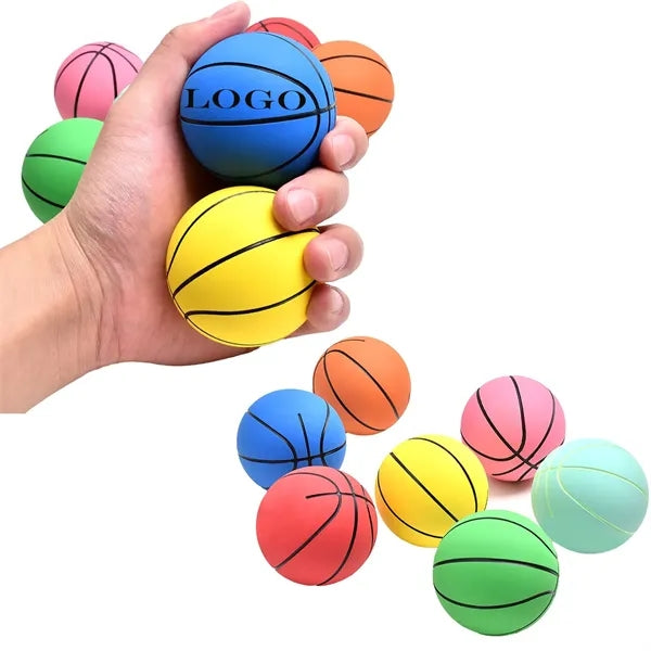 Super High Stretch Mini Rubber Relief Basketball