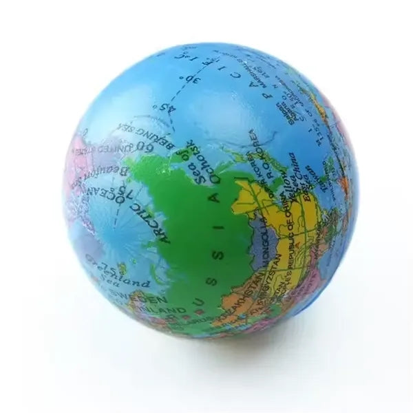 Globe-Shaped Squeeze Stress-Relief Balls