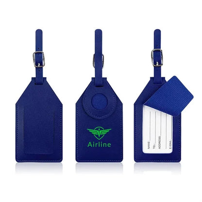 Tracker Leather Luggage Tag