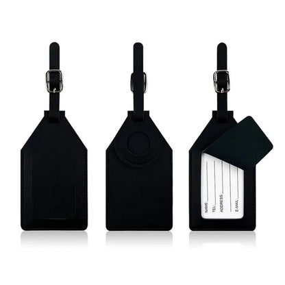 Tracker Leather Luggage Tag