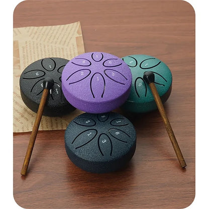 3 Inch 6 Note Steel Tongue Drum