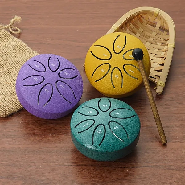 3 Inch 6 Note Steel Tongue Drum