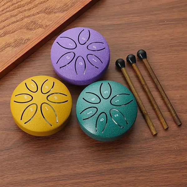 3 Inch 6 Note Steel Tongue Drum