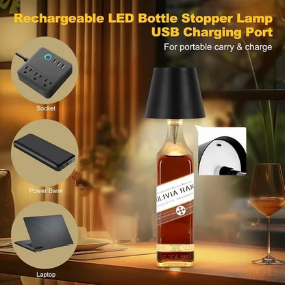 Rechargeable LED Bottle Light - Touch Control