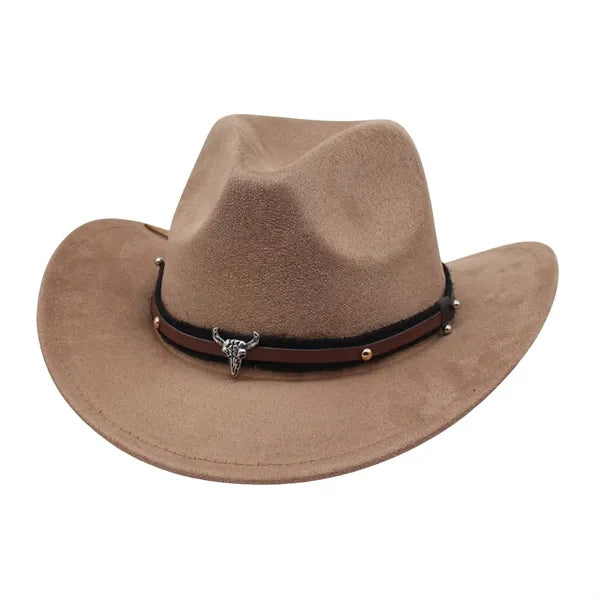 Suede Western Cowboy Hat