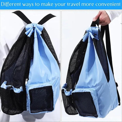 Large Capacity Breathable Drawstring Waterproof Backpack Bag