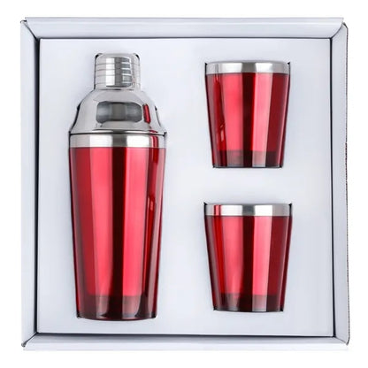 Cocktail Shaker and Tumblers Gift Set