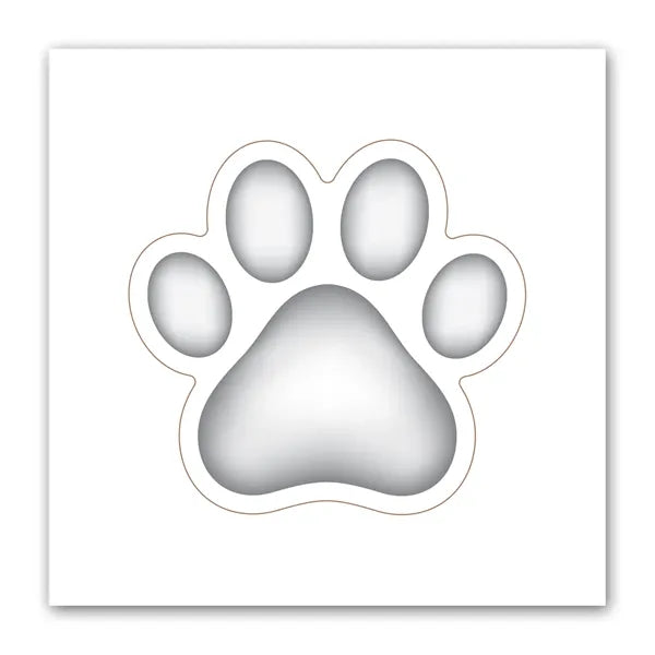 Paw Print Punch Out Picture Frame Magnet