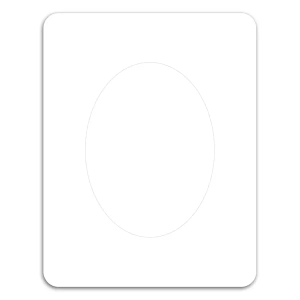Oval Punch Out Picture Frame Magnet