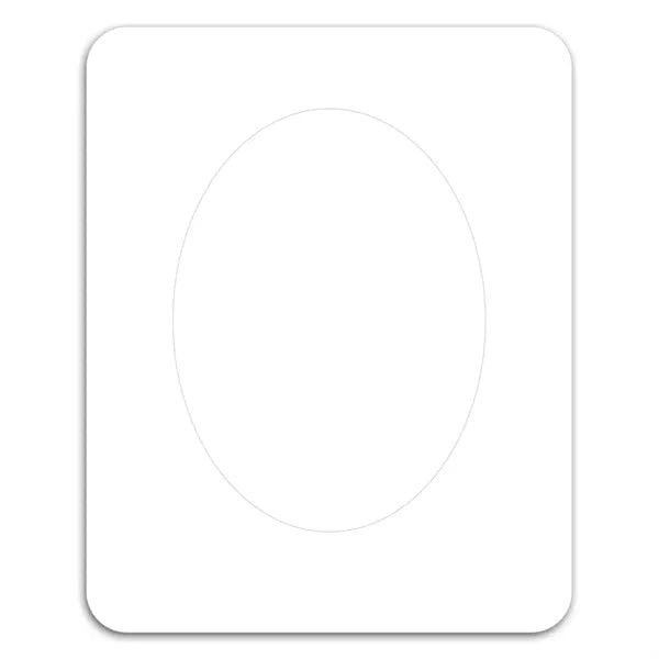 Oval Punch Out Picture Frame Magnet